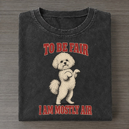 Bichon Frise Dog Declarations Vintage T-shirt – Black
