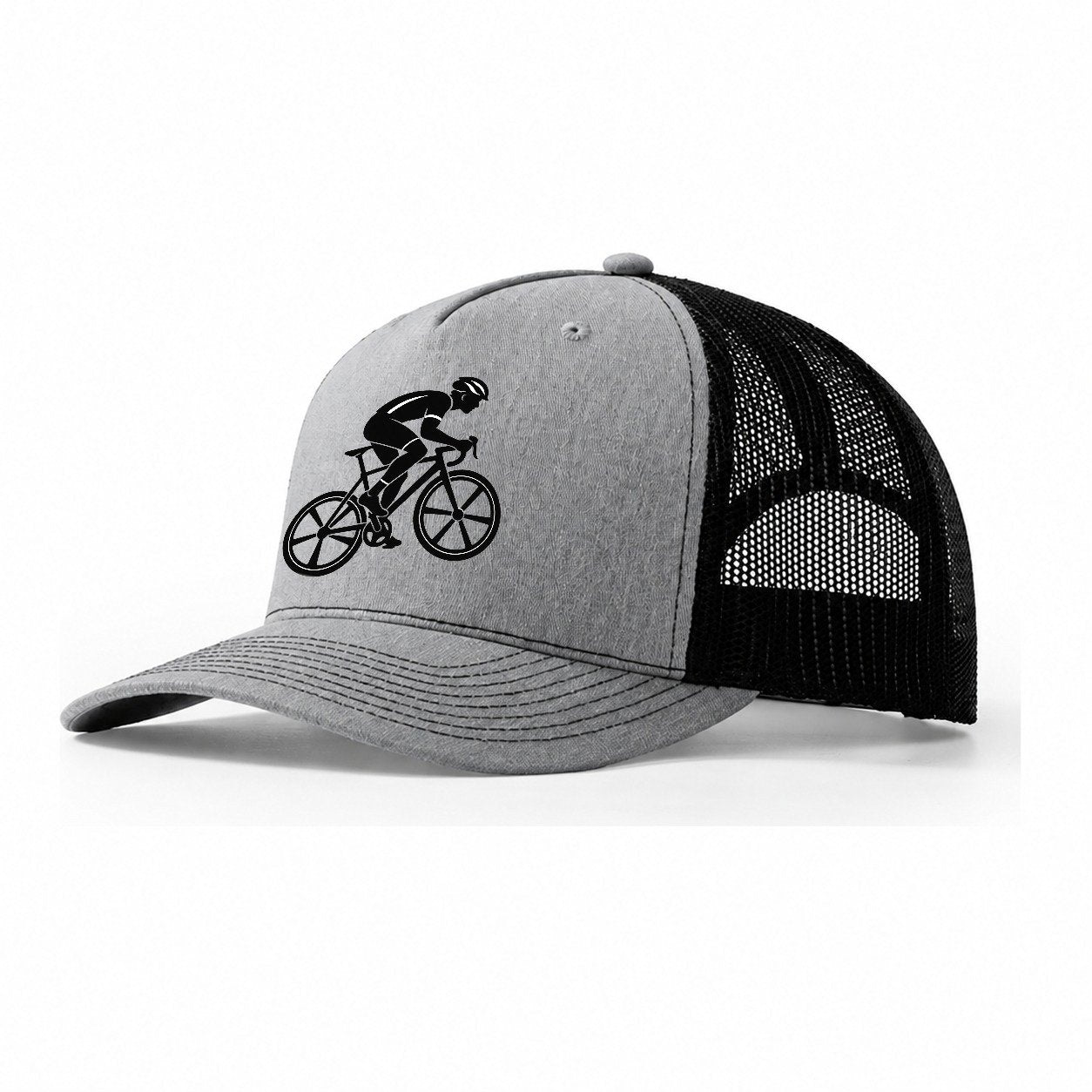 Alpine Switchback Climber Cycling Life Trucker Hat – Sport Grey Black