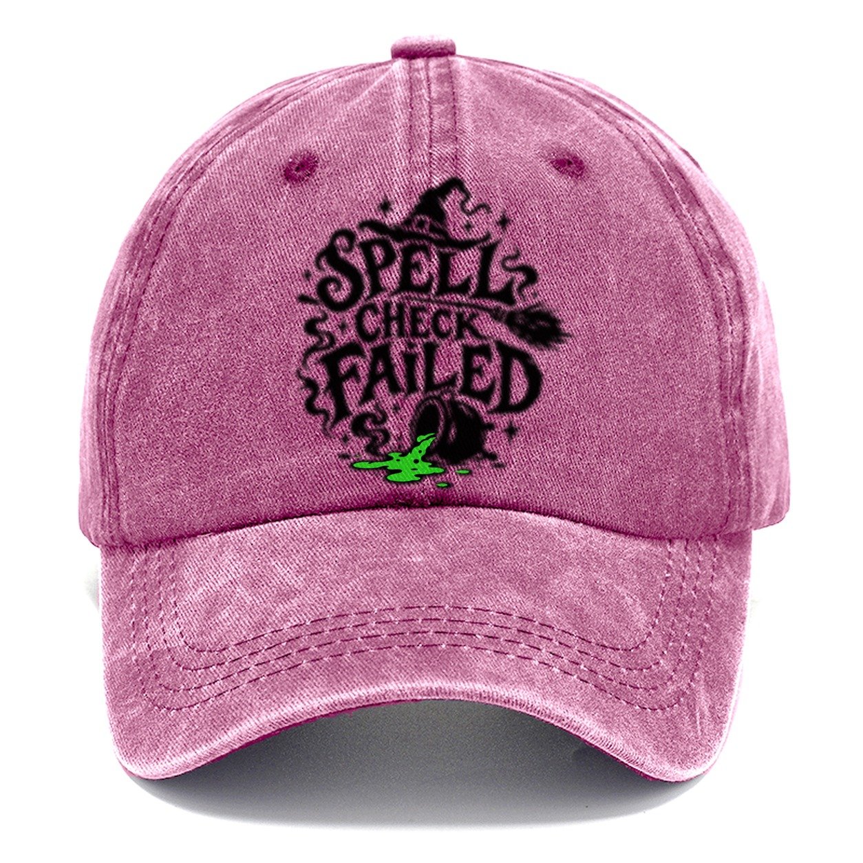 Spell Check Failed Slogan Witch Magic Classic Cap – Dusty Rose