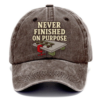 Never Finished On Purpose Model Railways Classic Cap – Brown