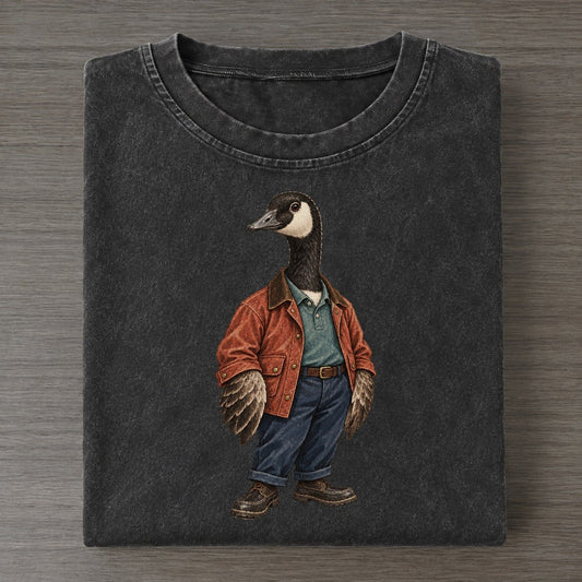 Canada Goose Wardrobe Portrait Wild Wardrobe Portraits Vintage T-shirt – Black
