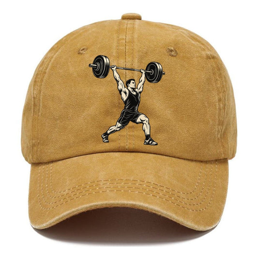 Weightlifter Split Jerk Global Sports Ink Figures Classic Cap – Golden Harvest