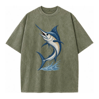 Marlins Majesty Vintage T-shirt – Army Green