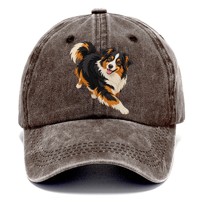 Running Australian Shepherd Classic Cap – Brown