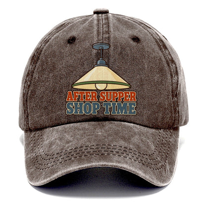 After Supper Shop Time Woodworking Classic Cap – Brown