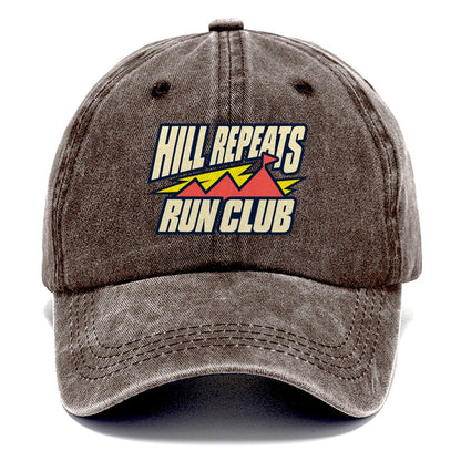 Hill Repeats Run Club 90S Running Clubs Classic Cap – Brown