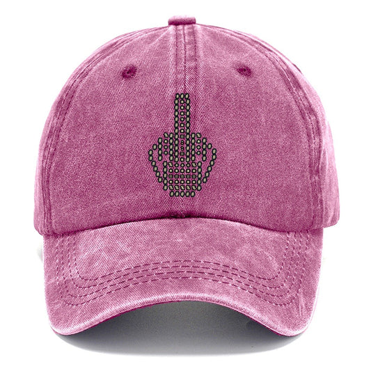 Defiant Hand Classic Cap – Dusty Rose
