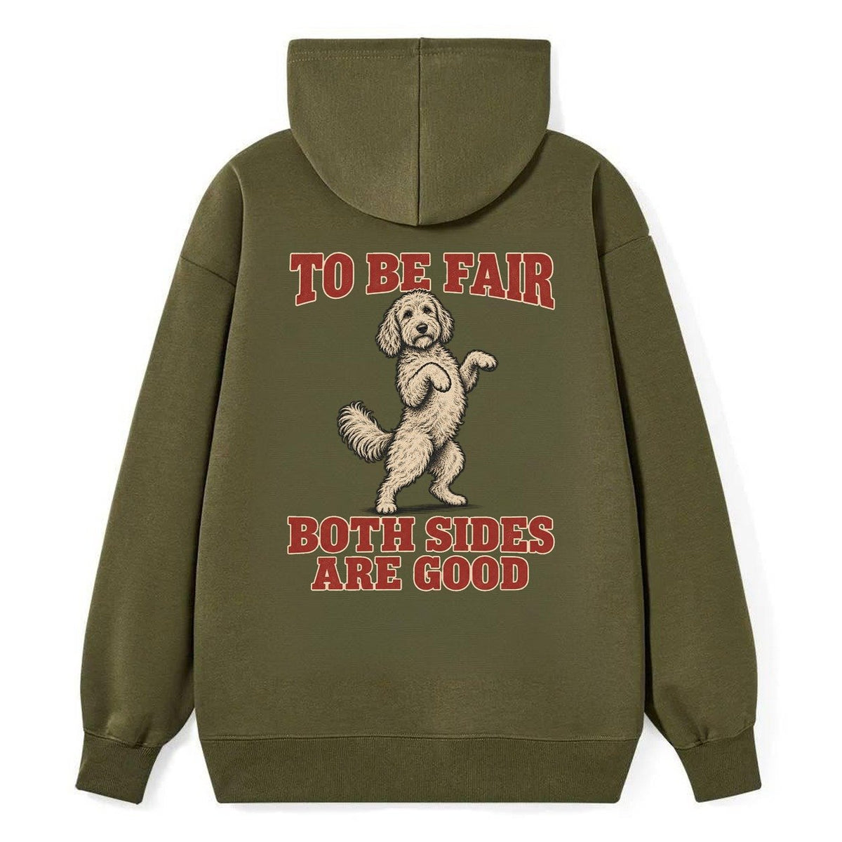 Goldendoodle Dog Declarations Classic Pullover Hoodie – Armygreen