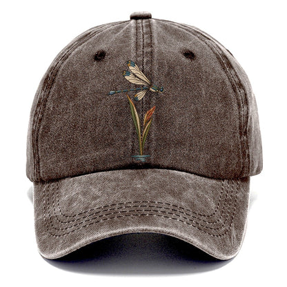 Damselfly Reed Reflection Gentle Wild Classic Cap – Brown