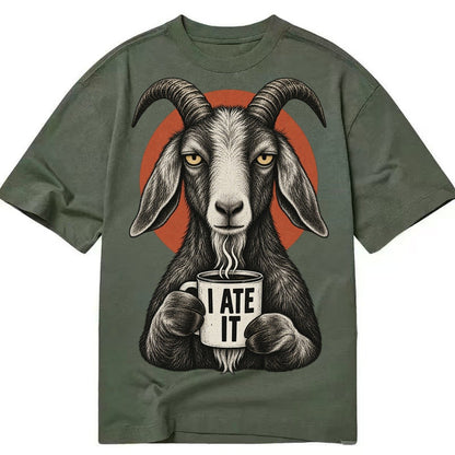 Goat Mug Truths Classic T-shirt – Army Green