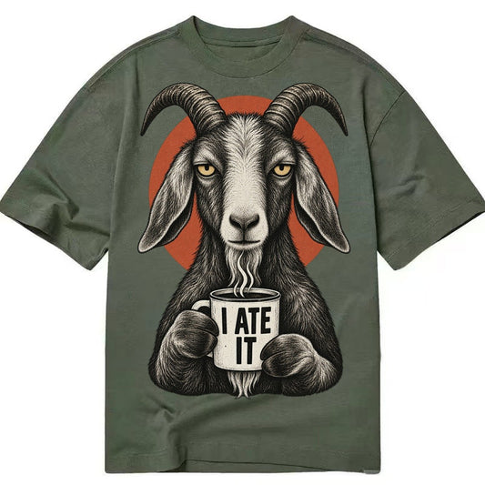 Goat Mug Truths Classic T-shirt – Army Green