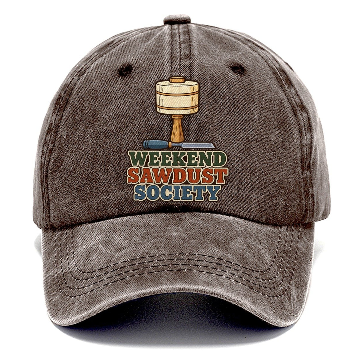 Weekend Sawdust Society Woodworking Classic Cap – Brown