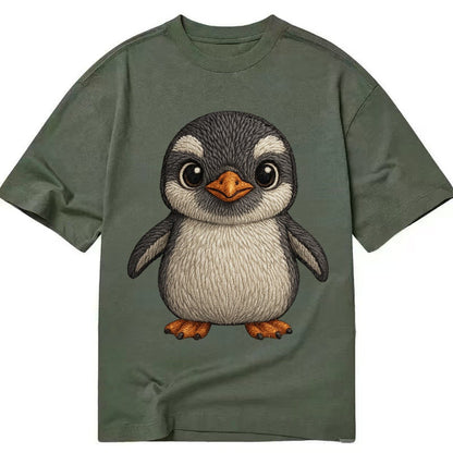 Baby Gentoo Penguin Classic T-shirt – Army Green
