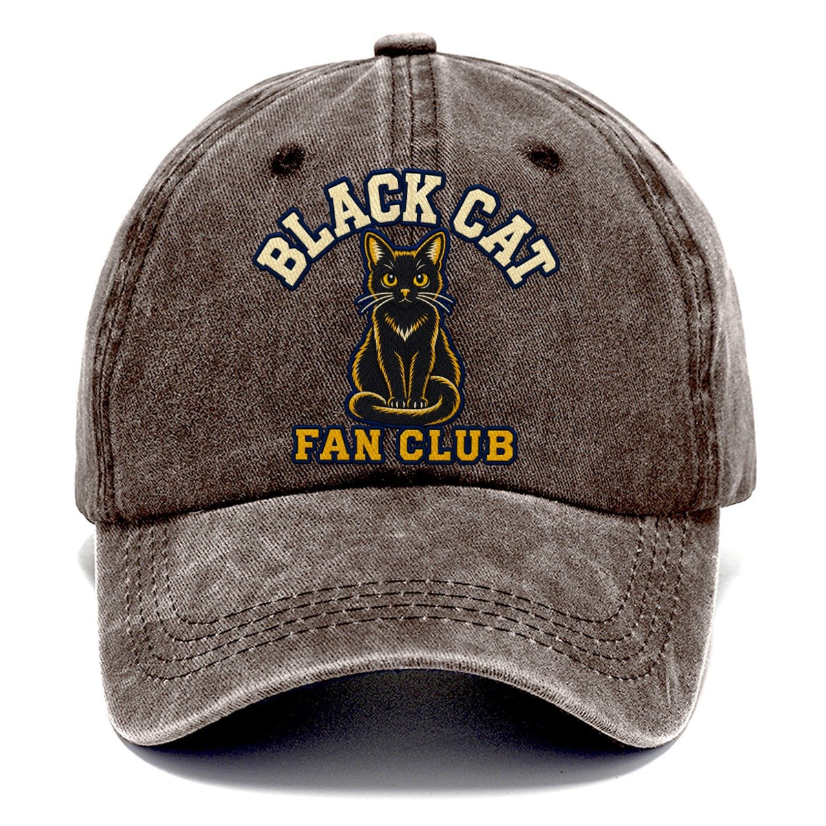 Black Cat Fan Club Classic Cap – Brown