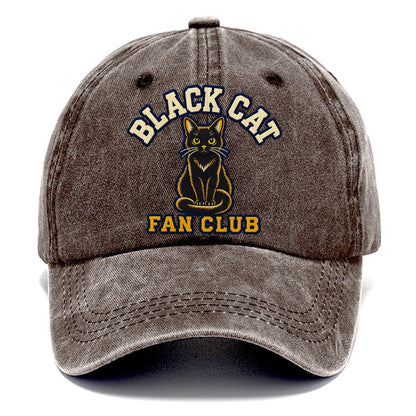 Black Cat Fan Club Classic Cap – Brown