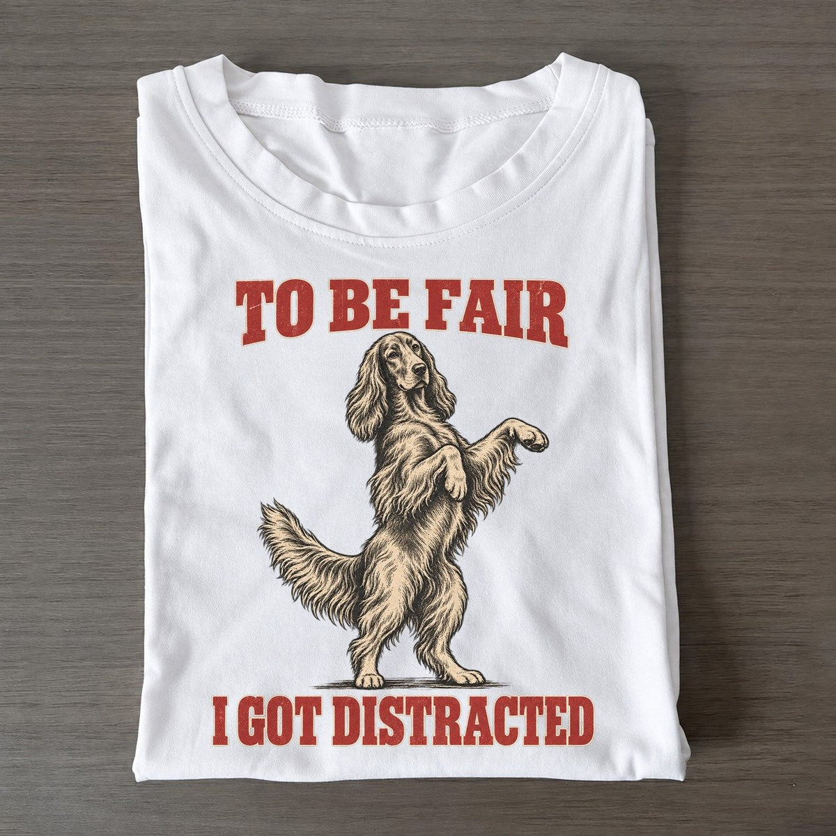 Irish Setter Dog Declarations Classic T-shirt – White