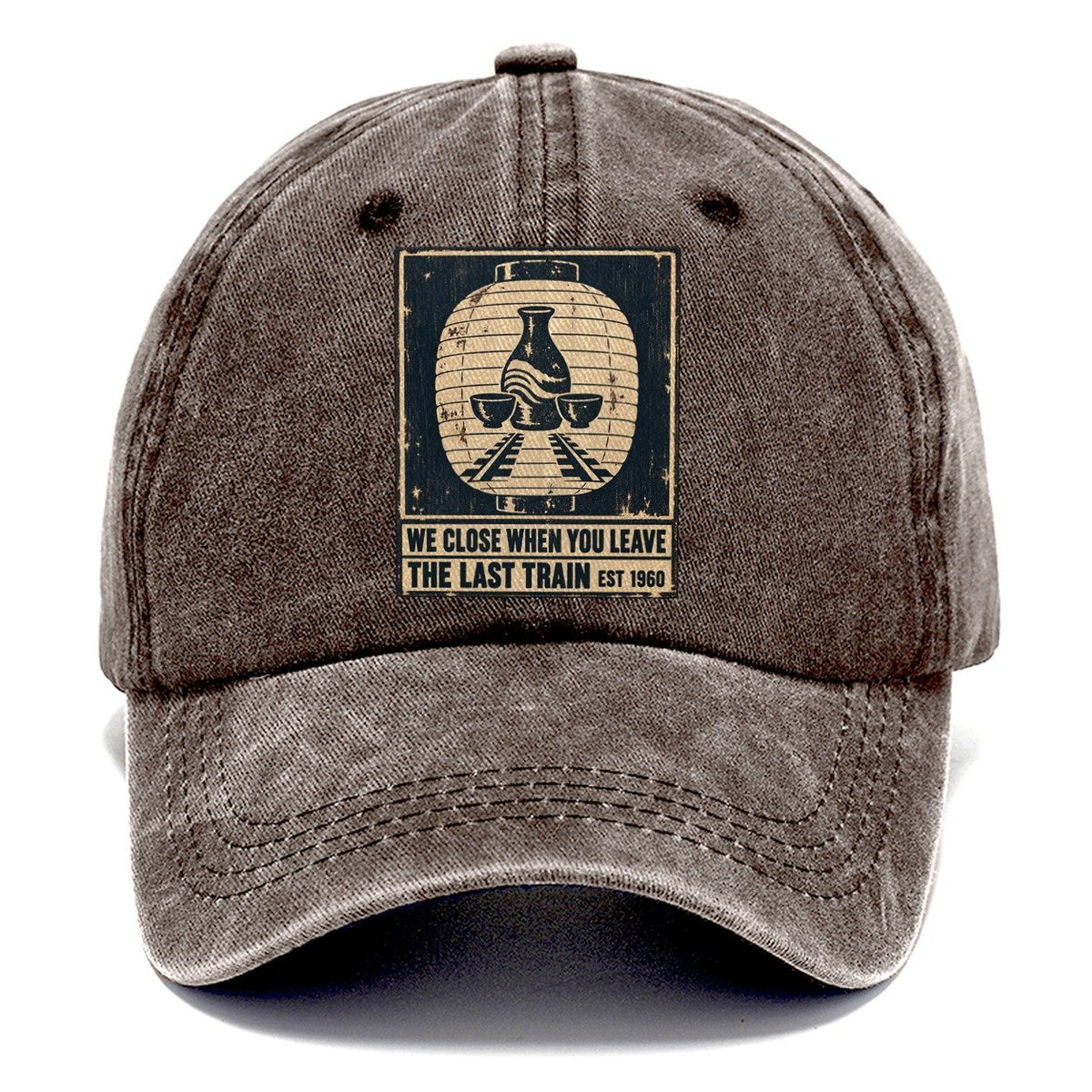 Last Train Bar Izakaya Rules Classic Cap – Brown
