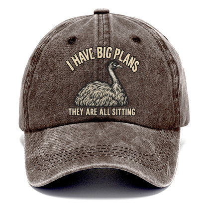 Emu Big Plans No Worm Club Classic Cap – Brown