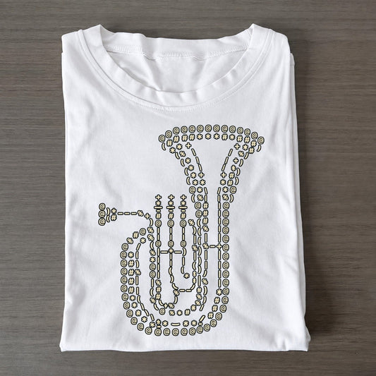 Brass Tuba Curve Classic T-shirt – White