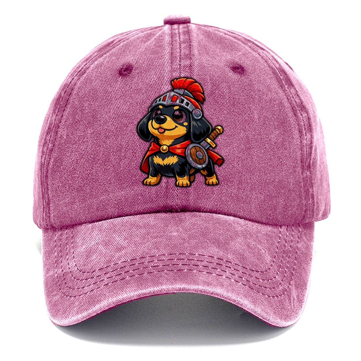 Dachshund Giant Confidence Classic Cap – Dusty Rose