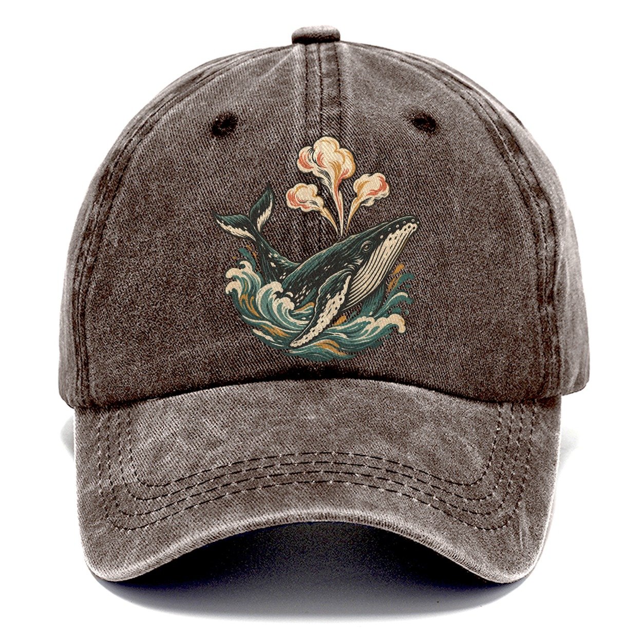 Whale Breath Cloud Gentle Wild Classic Cap – Brown