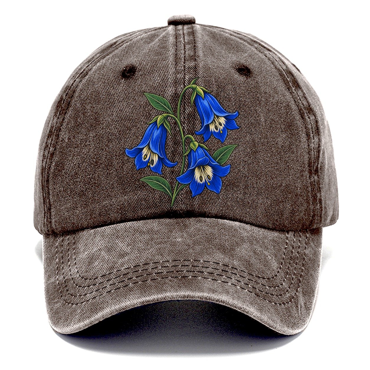 Australian Capital Territory Royal Bluebells Australia Cultural Icons Classic Cap – Brown