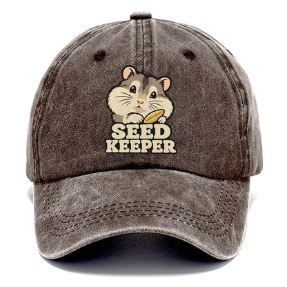 Seed Keeper Small Pet Logos Classic Cap – Brown