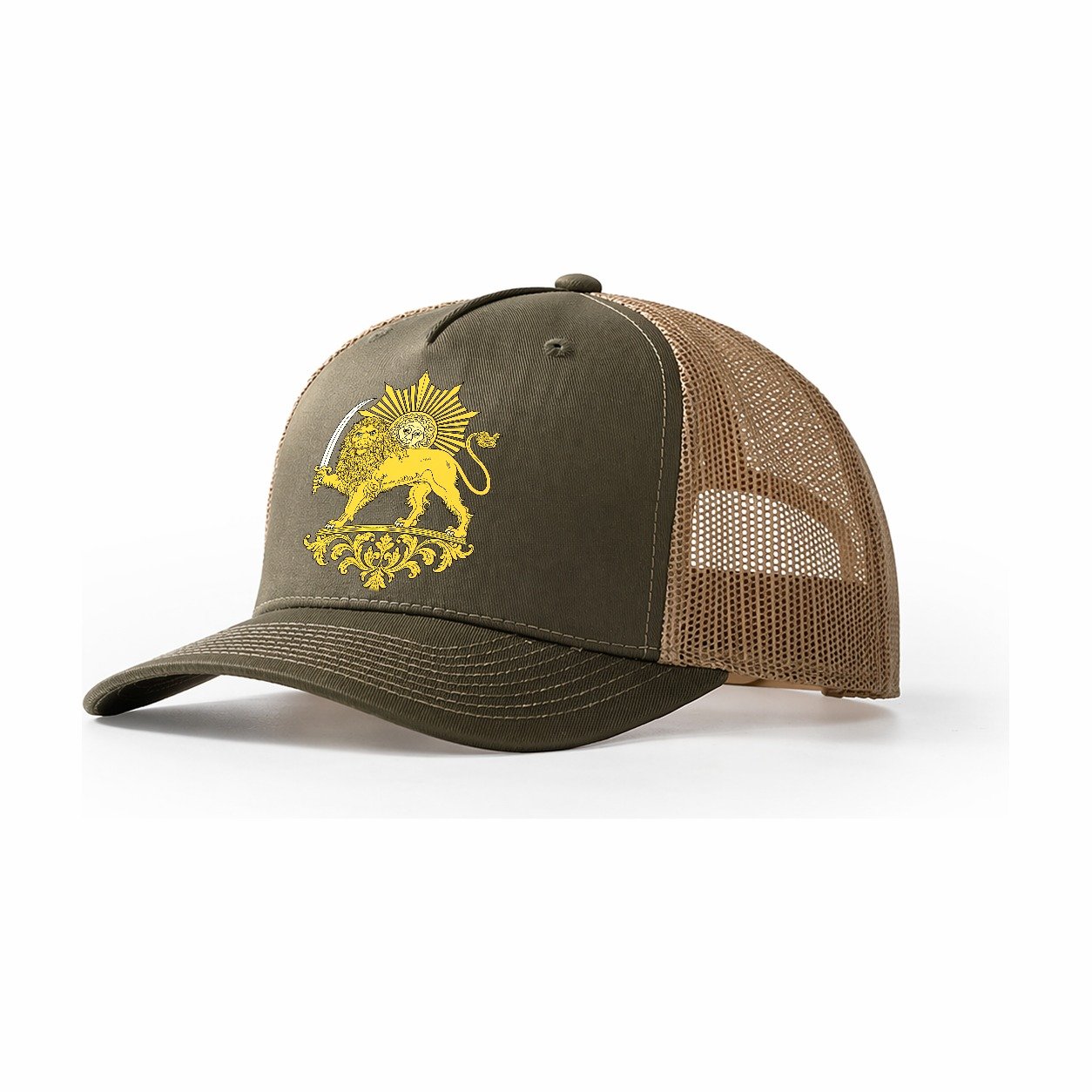 Shir O Khorshid Trucker Hat – Olive-Khaki