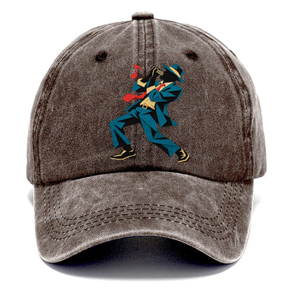 Cut-Paper Harmonica Classic Cap – Brown