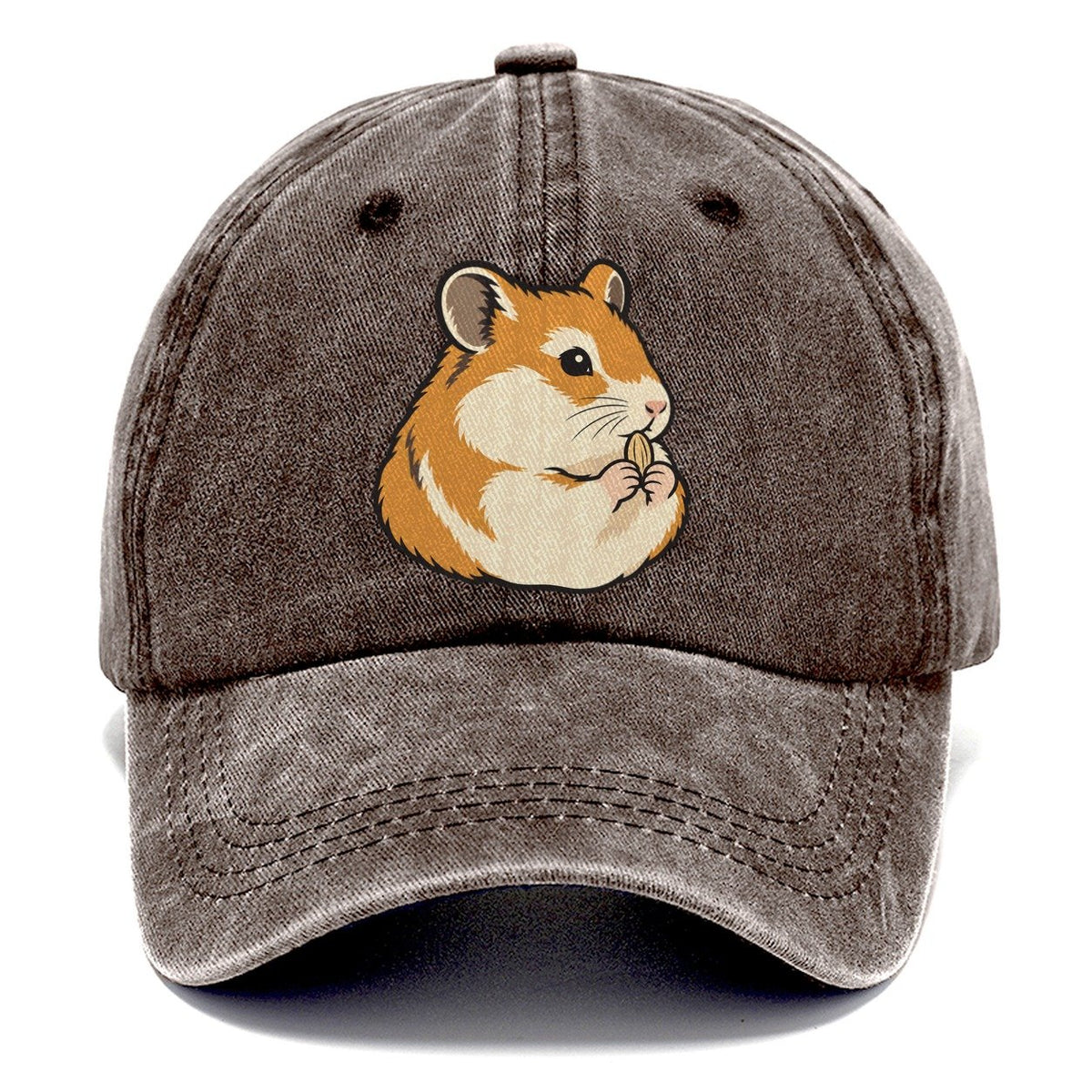 Hamster Seed Keeper Small Pet Logos Classic Cap – Brown