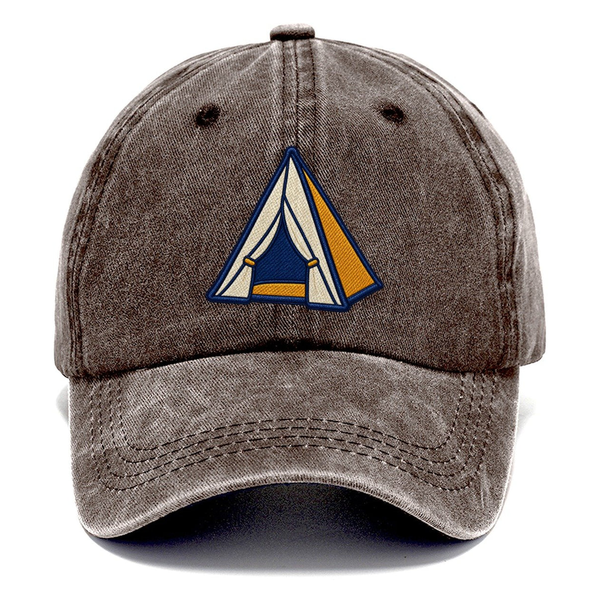 Dome Camping Tent Tiny Solo Marks Classic Cap – Brown
