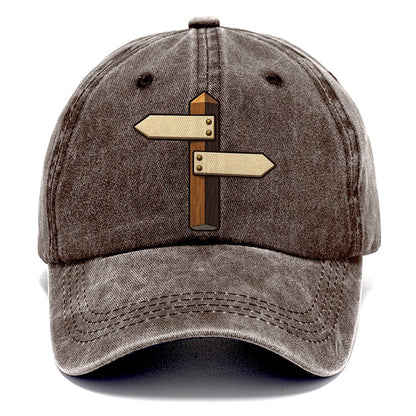 Trail Junction Post Geocaching Classic Cap – Brown