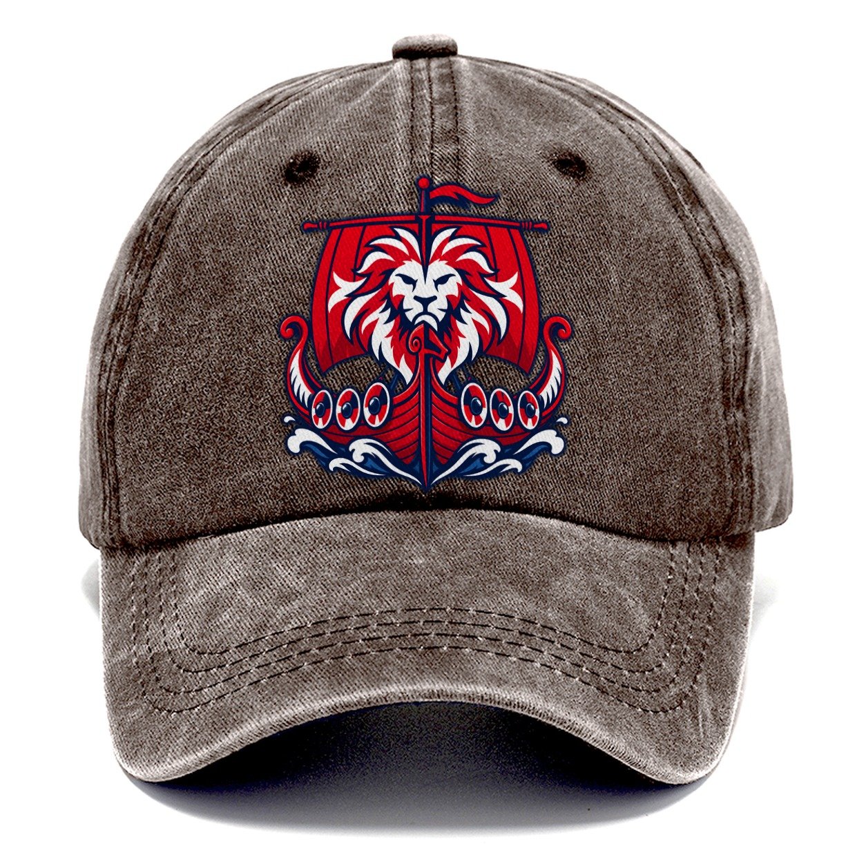 Norway Minimal Emblem Country Logos Classic Cap – Brown