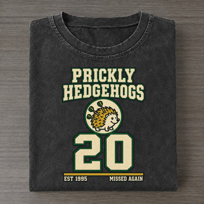 Hedgehog Darts Sunday Nobodies Vintage T-shirt – Black