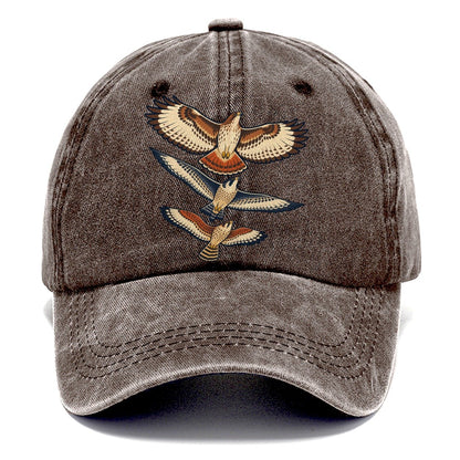 Raptor Shape Set Birdwatching Classic Cap – Brown