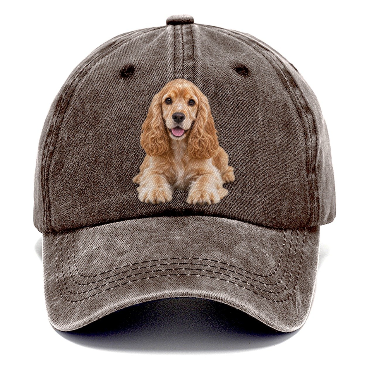 Cocker Spaniel Lying Down Top Breeds Classic Cap – Brown