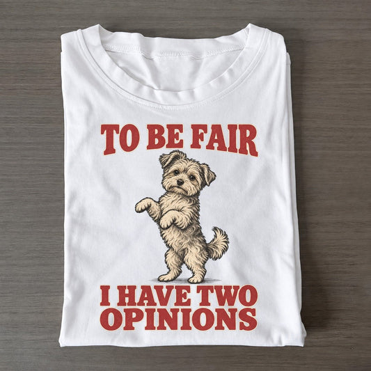 Yorkipoo Dog Declarations Classic T-shirt – White