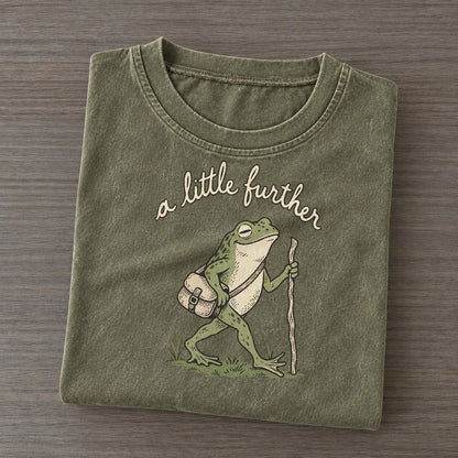 Satchel And Stick Pond Folk Vintage T-shirt – Army Green