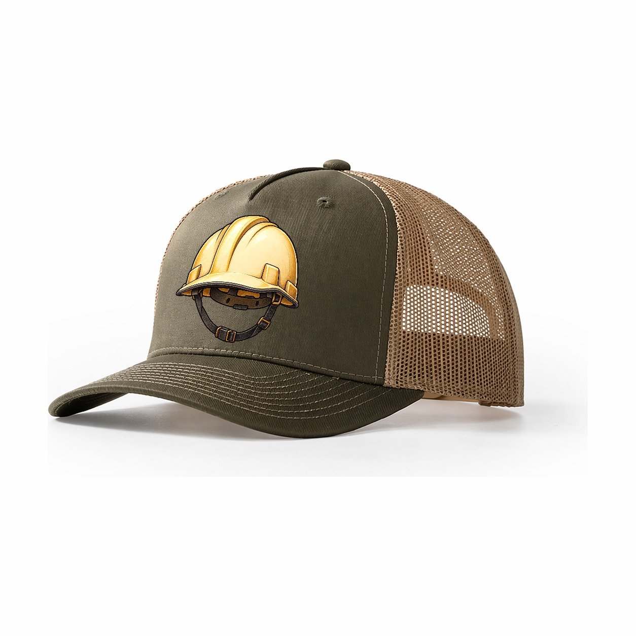 Hard Hat Heavy Duty Trucker Hat – Olive Khaki
