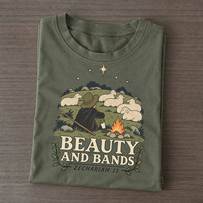 Beauty And Bands The Counting Gate Classic T-shirt – Army Green