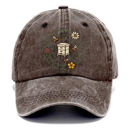 Forage Map Mark Beekeeping Classic Cap – Brown
