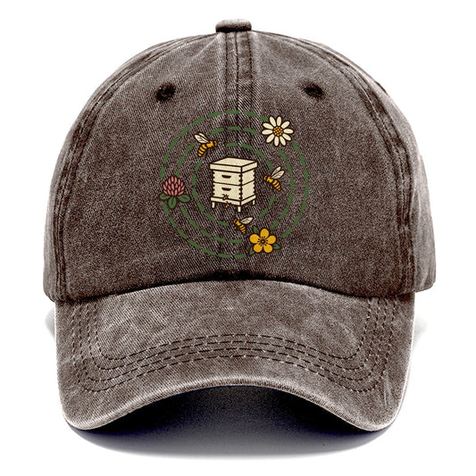 Forage Map Mark Beekeeping Classic Cap – Brown