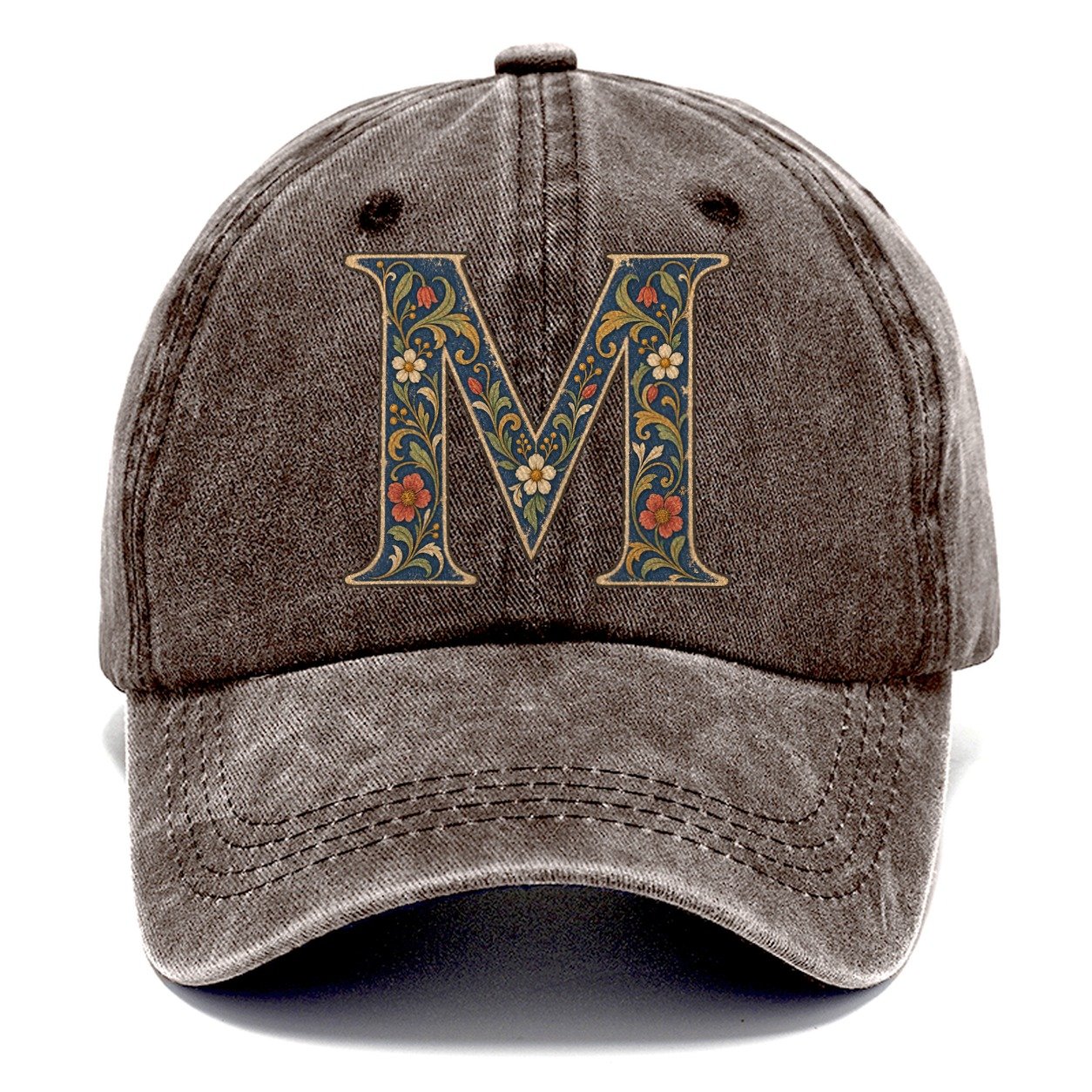 Wildflower M Monogram Classic Cap – Brown