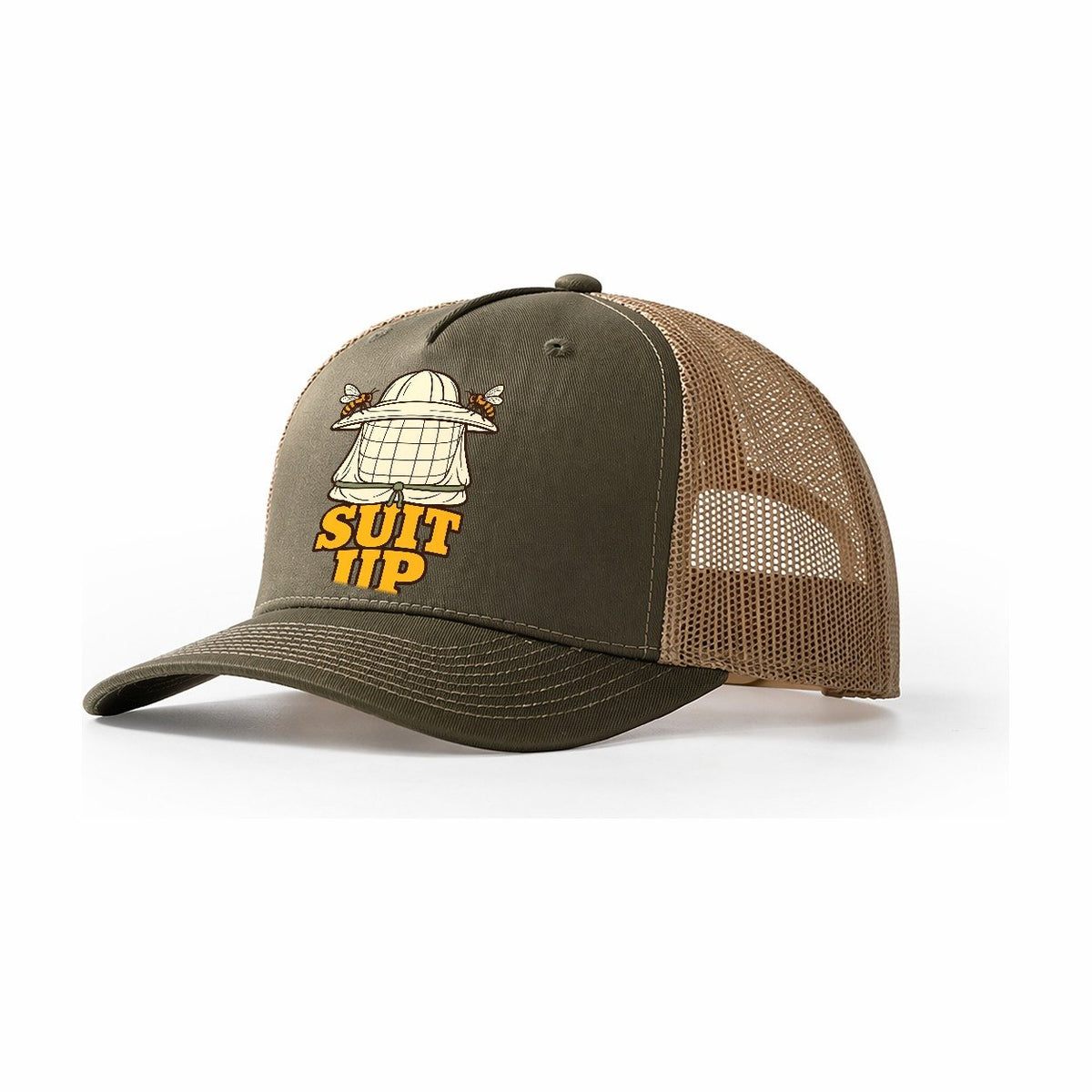 Suit Up Beekeeping Trucker Hat – Olive Khaki