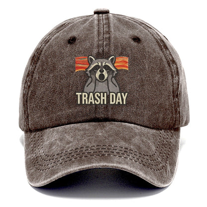 Raccoon Scream Trash Day Scream Classic Cap – Brown