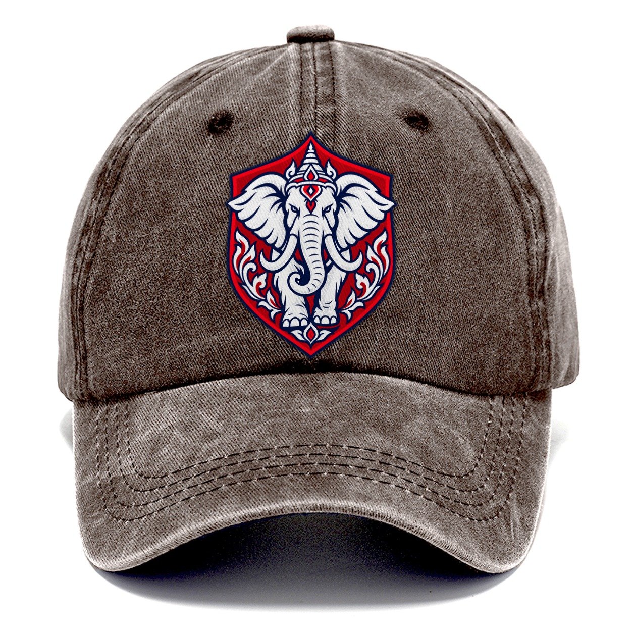 Thailand Minimal Emblem Country Logos Classic Cap – Brown