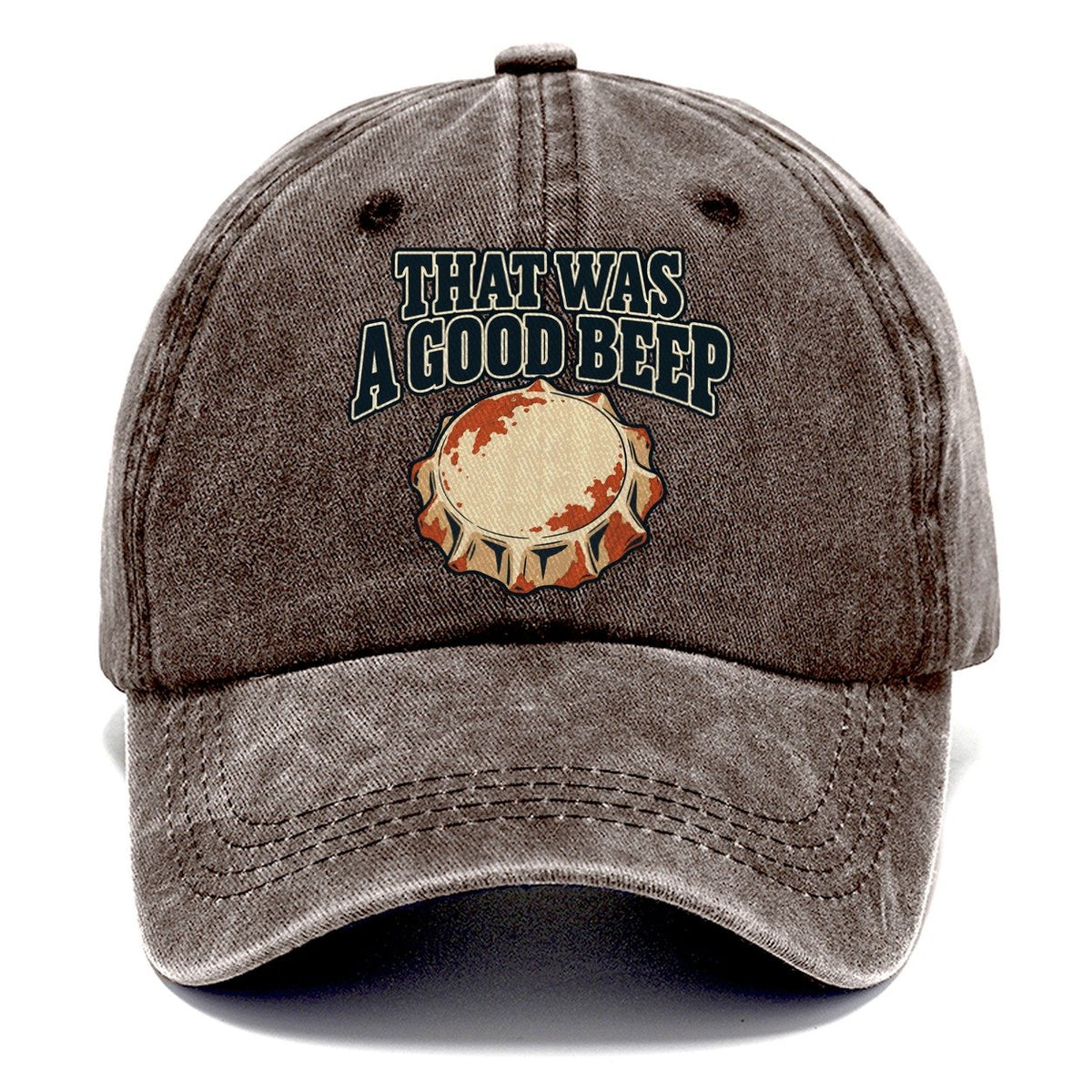 That Was A Good Beep Treasure Hunting Classic Cap – Brown