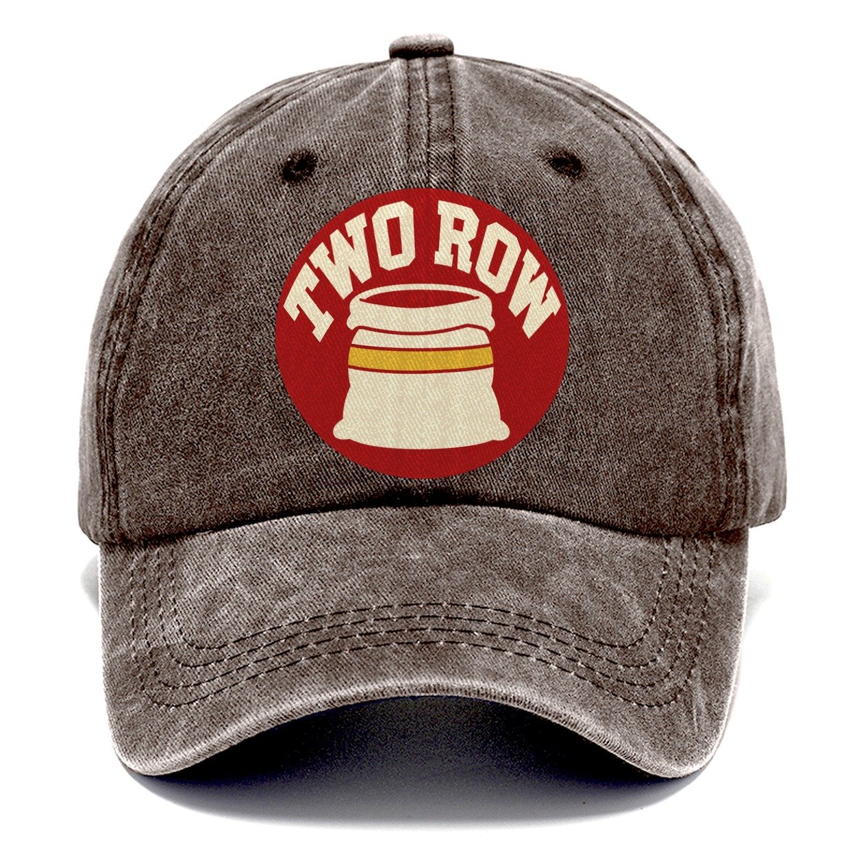 Two Row Grain Sack Classic Cap – Brown