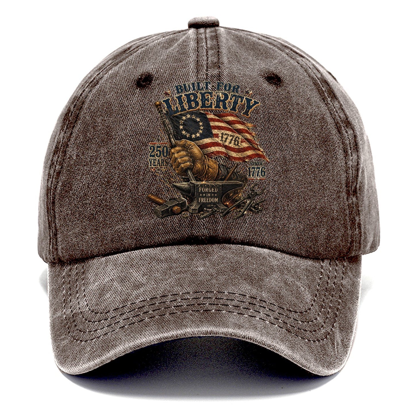 Built For Liberty Classic Cap – Brown