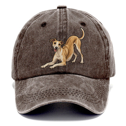 Whippet Play Bow Fan Favorites Classic Cap – Brown